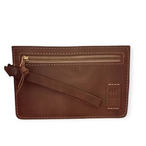 EUC Portland Leather Tan Wristlet